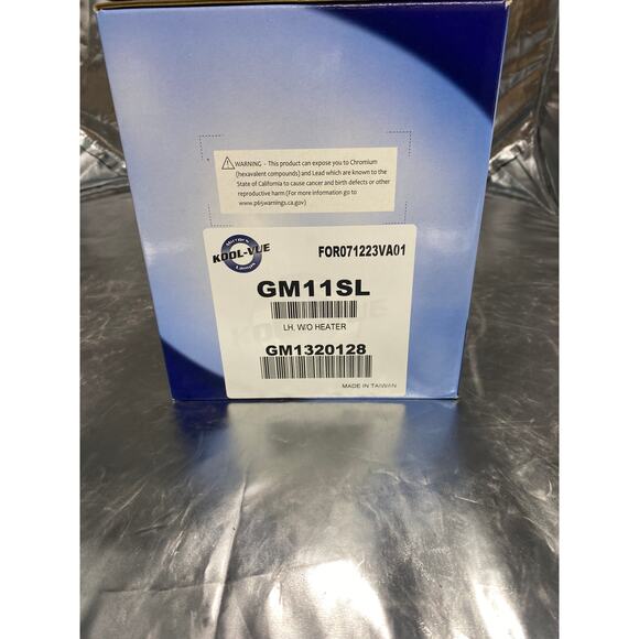 Kool-Vue GM11SL Manual Driver Side Mirror Assembly Part # 1320128 Left - Picture 5 of 5